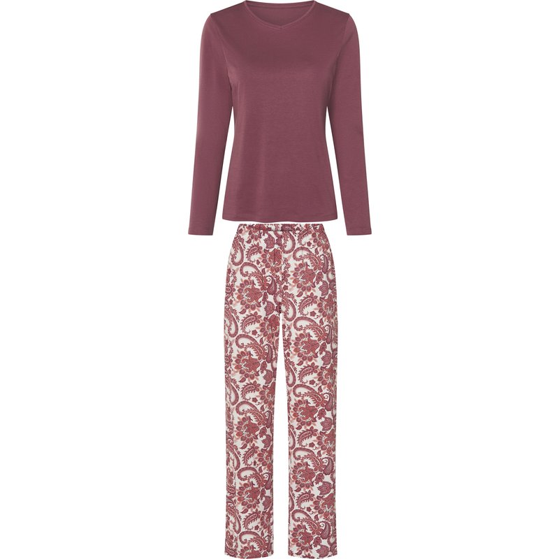 esmara® Ensemble pyjama femme (rouge/crème, S(34/36))