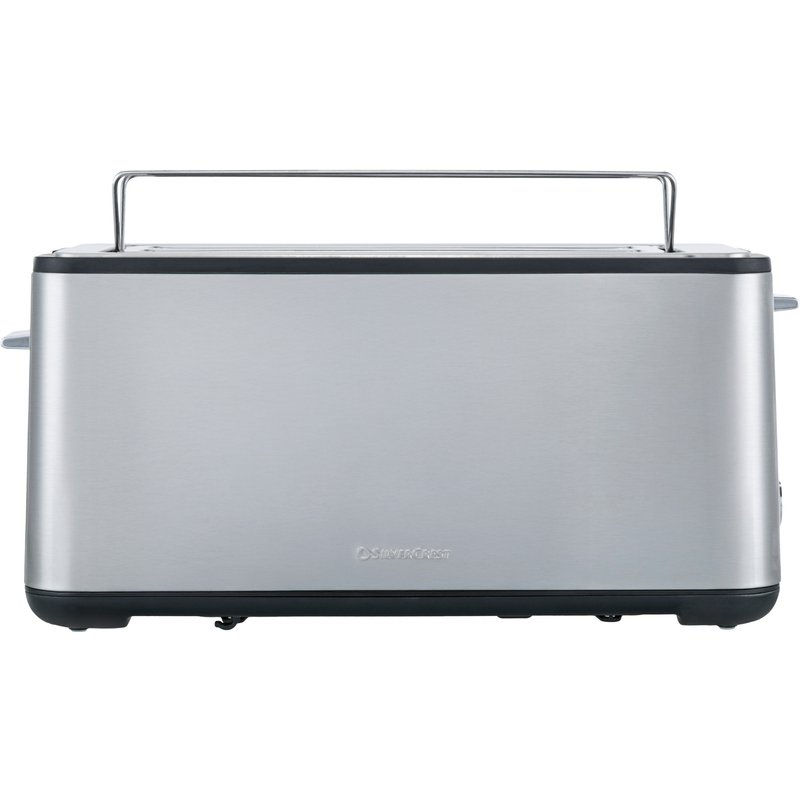 SILVERCREST® Grille-pain à 2 fentes longues (argent)