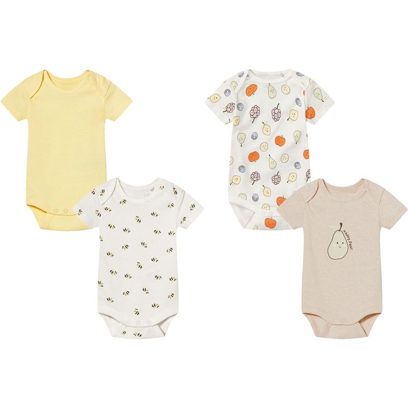 lupilu® Lot de 2 bodies bébé
