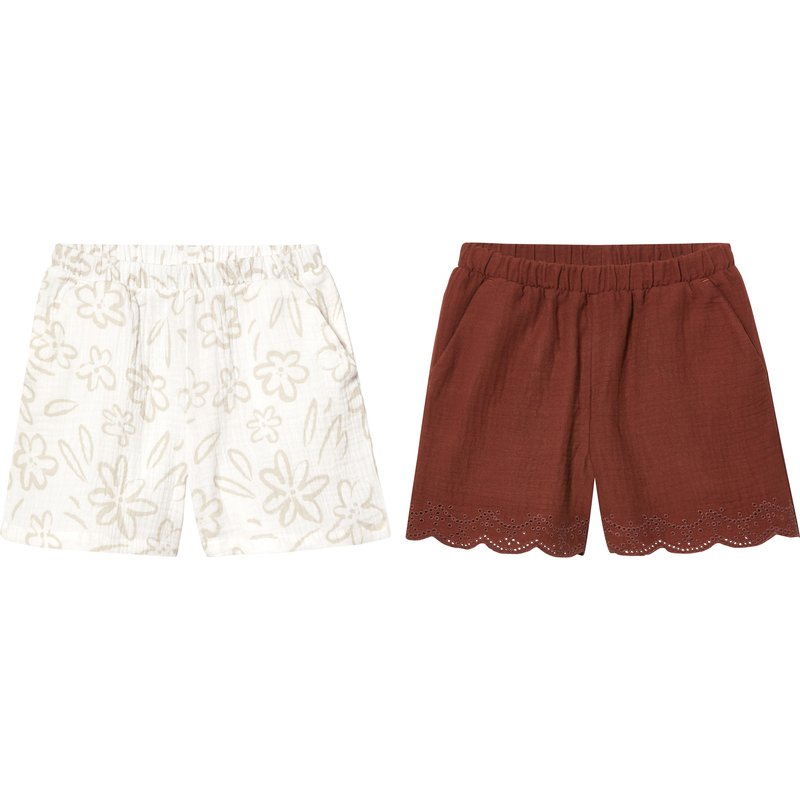 lupilu® Short en mousseline petite fille