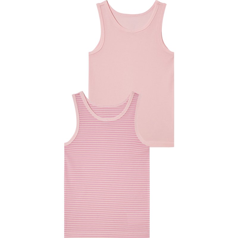 lupilu® Lot de 2 débardeurs petite fille (rose, 2-4 ans)