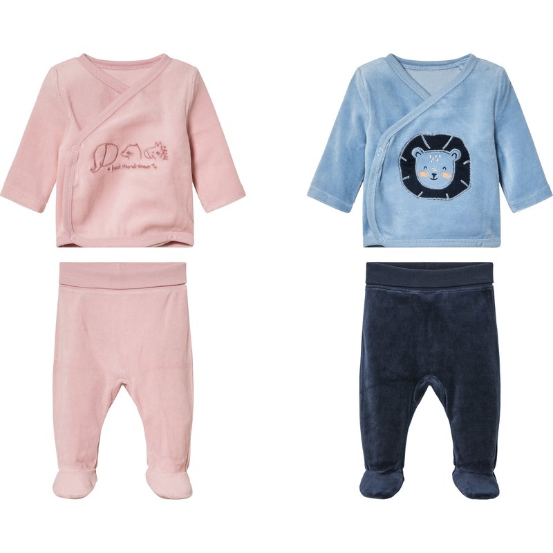 lupilu® Ensemble en velours bébé