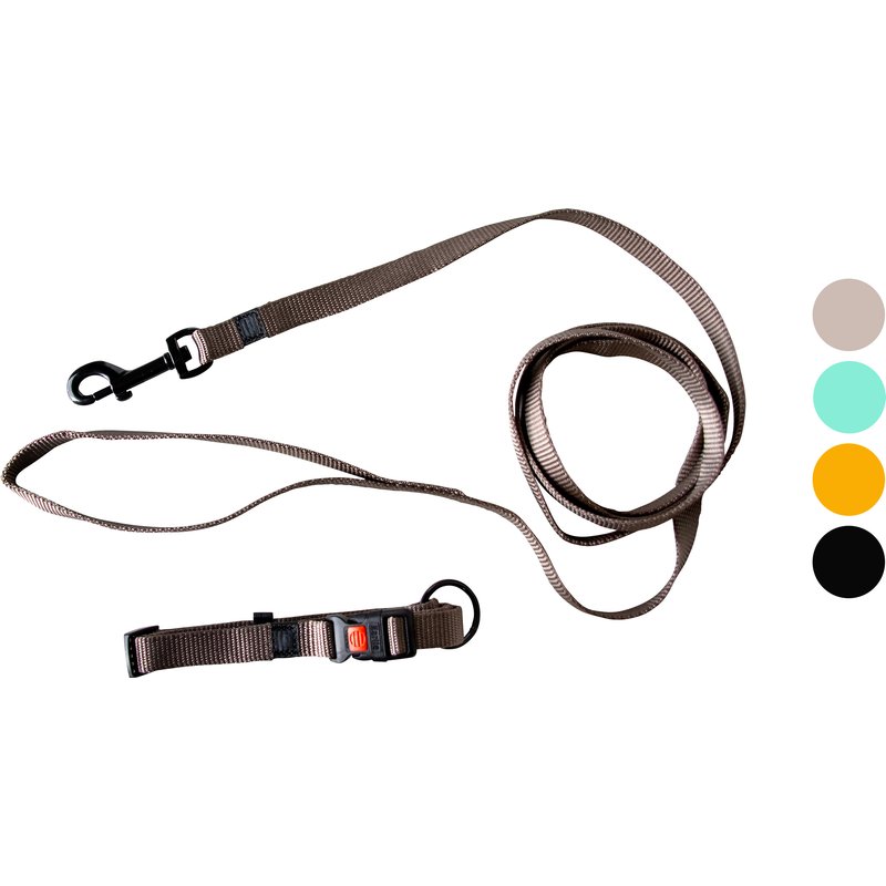 Karlie Collier avec laisse