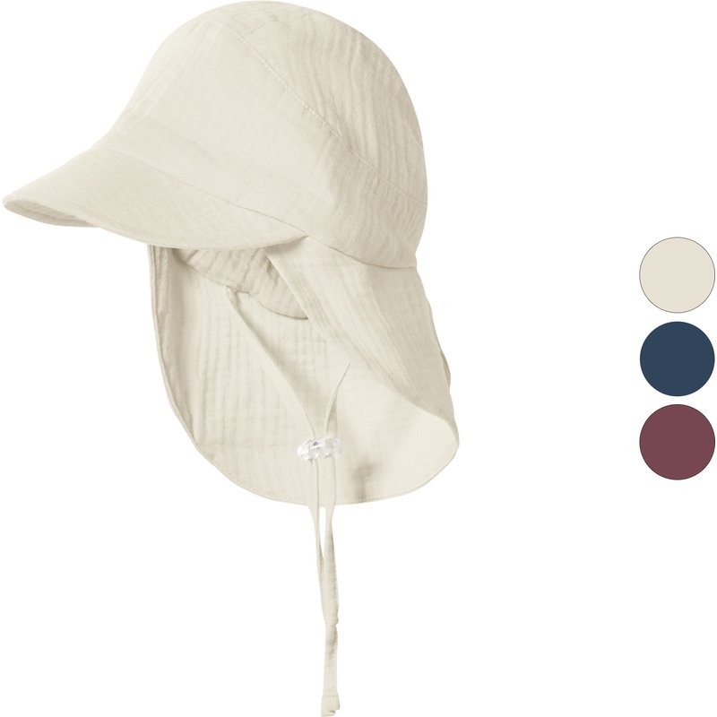 lupilu® Chapeau de soleil en mousseline bébé