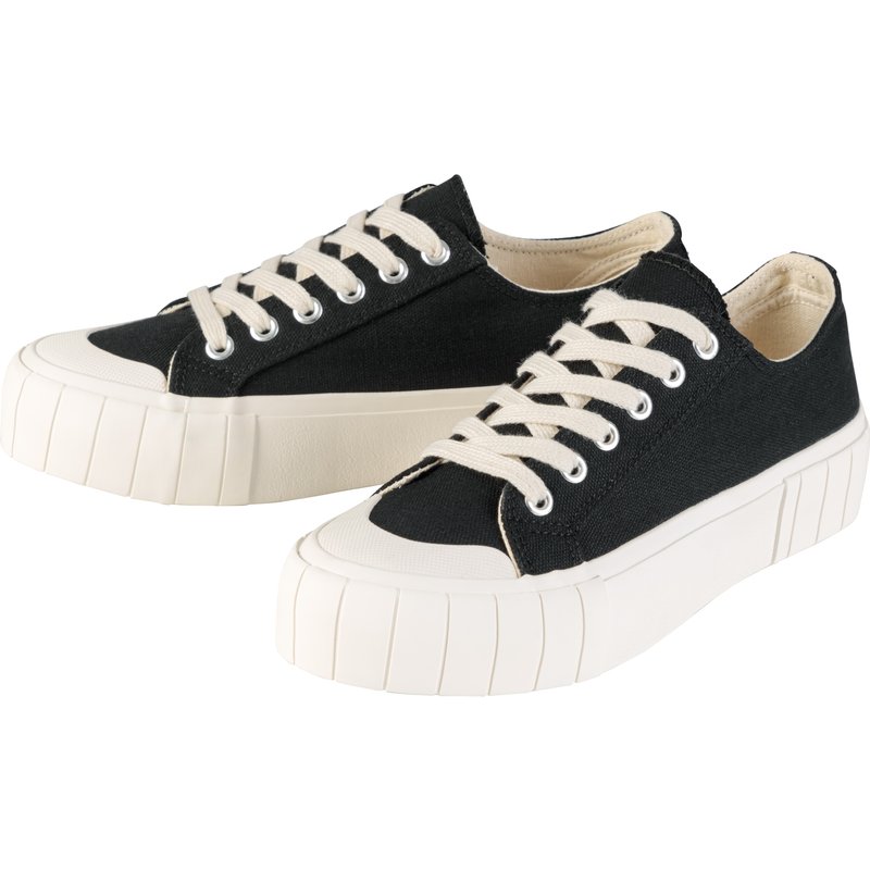 esmara® Chaussures basses en toile résistante Damen (noir, 37)