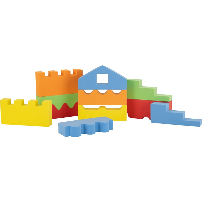 Playtive Puzzle en briques (coloré)