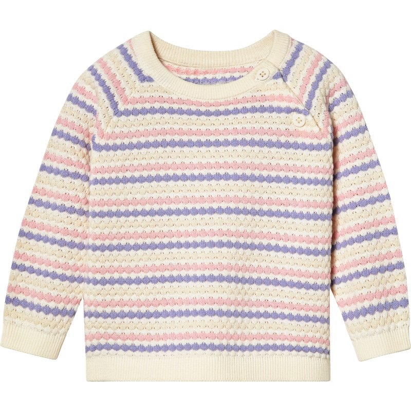 lupilu® Pull en maille bébé (coloré, 0-2 mois)