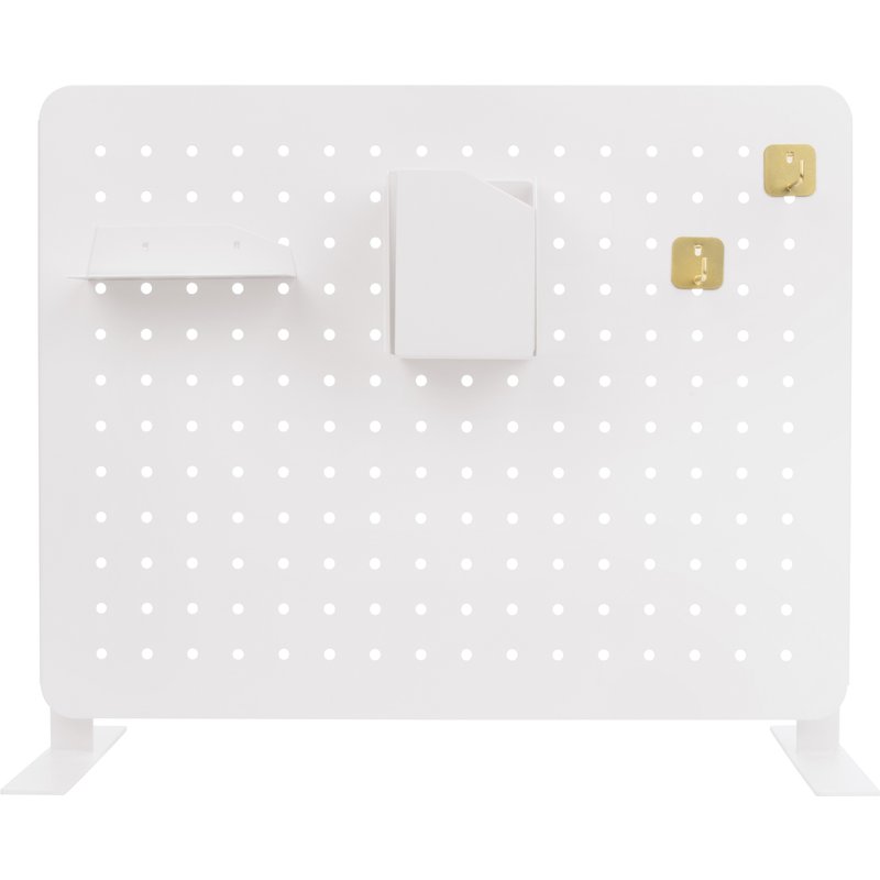 crelando® Organiseur mural perforé Pin et Peg (blanc)