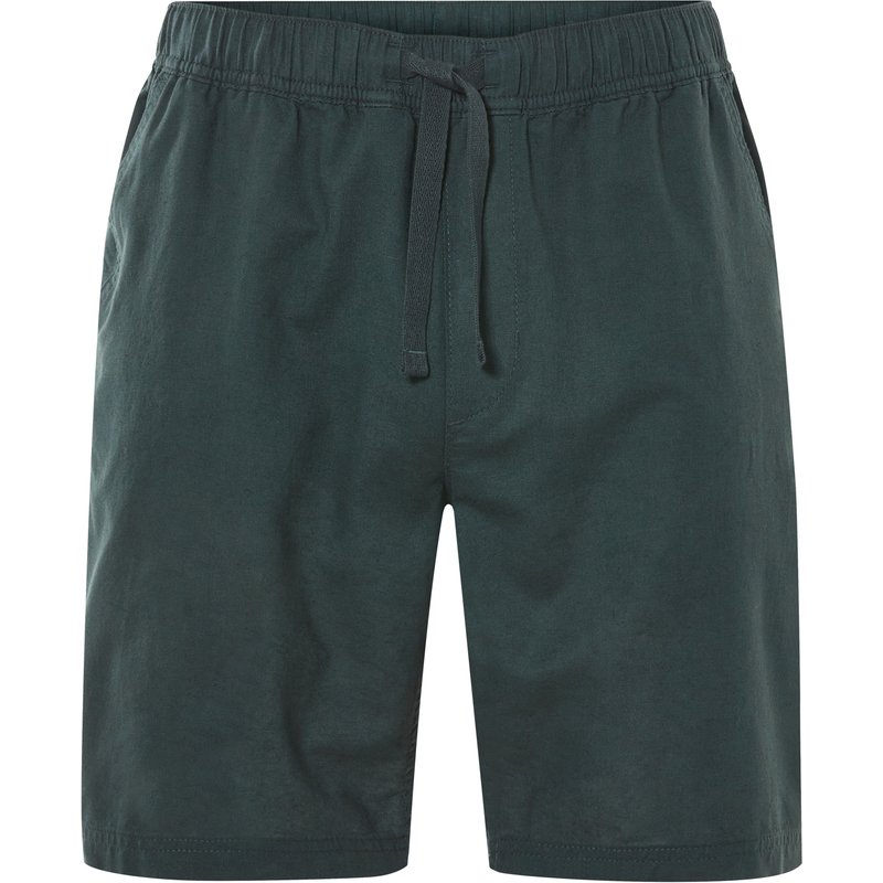 LIVERGY® Bermuda en lin homme (vert foncé, XL)