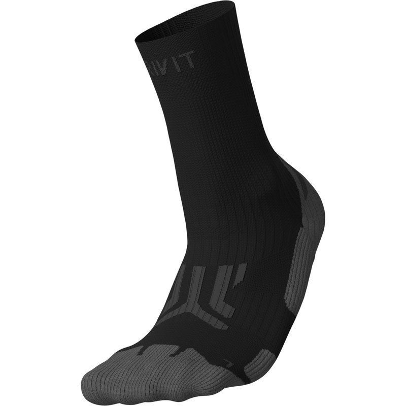 CRIVIT Chaussettes de trekking Premium unisexe (noir/gris, 41/42)
