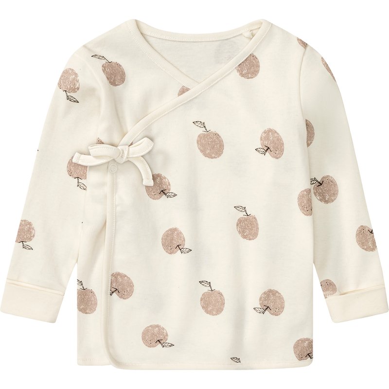 lupilu® Gilet cache-cœur bébé (6-12 mois, blanc)