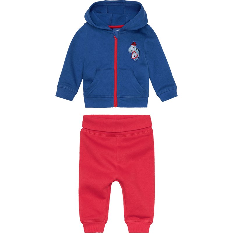 lupilu® Ensemble molletonné bébé (bleu/rouge)