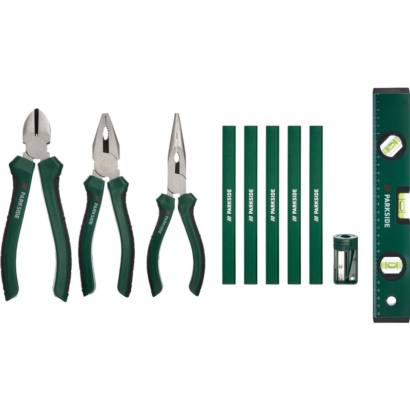 PARKSIDE® Pince, Crayons de charpentier ou Niveau à bulle