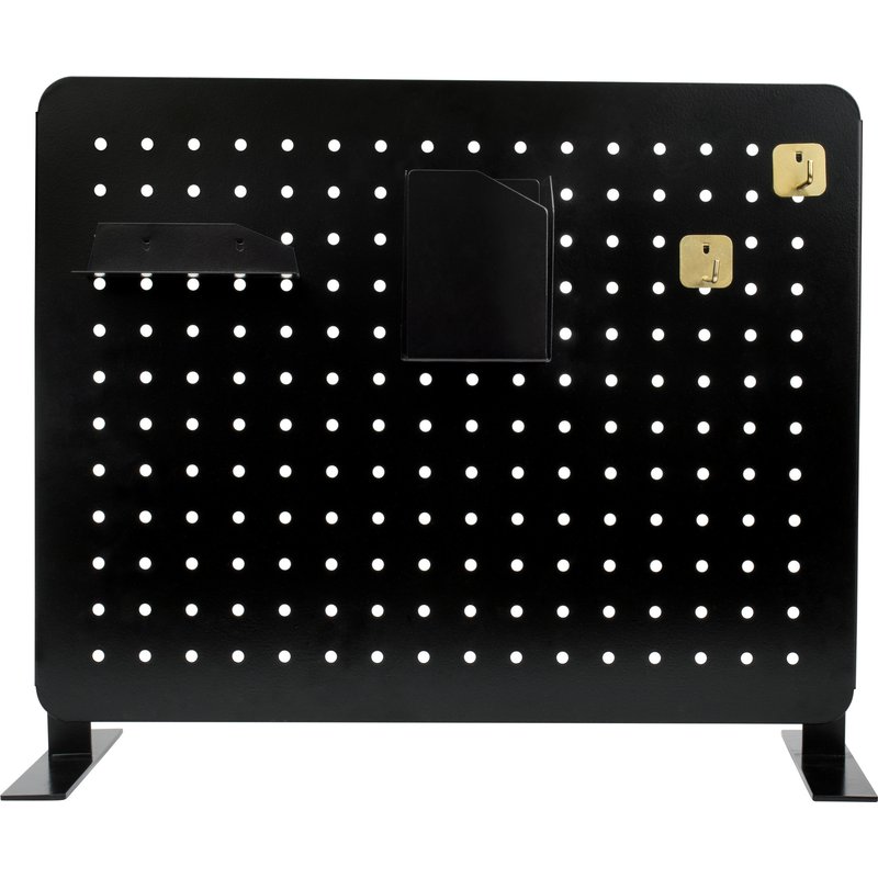 crelando® Organiseur mural perforé Pin et Peg (noir)