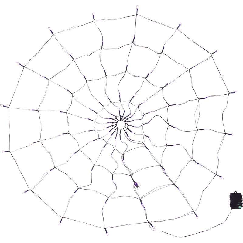 LIVARNO home Toile d’araignée à LED (violet)