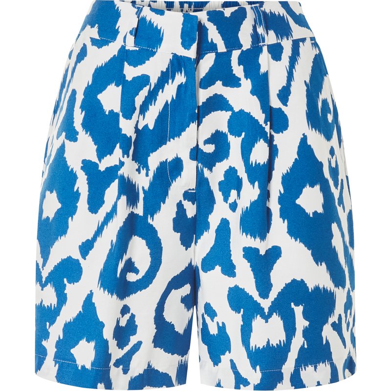 esmara® Short femme (bleu/imprimé, 36)
