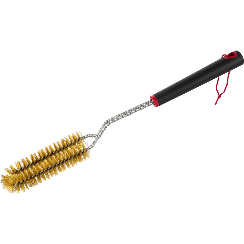 GRILLMEISTER Brosse pour barbecue (Brosse à barbecue droite laiton)