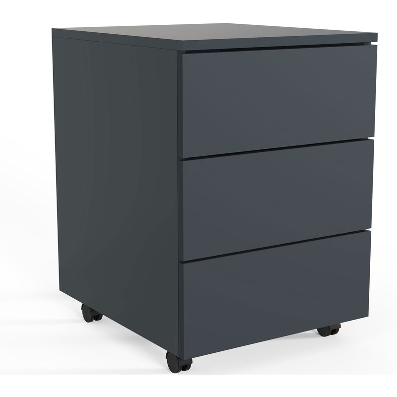 VCM Caisson roulant avec fonction push-to-open Dalosa 45, 45 x 39 x 55 cm (anthracite, 3-SB)