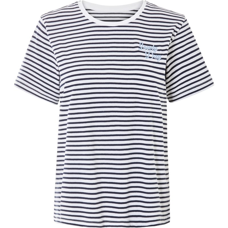 esmara® T-shirt femme (noir/blanc, L(42/44))