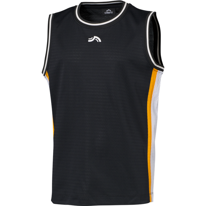 CRIVIT Débardeur technique de basketball enfant (noir, 8-10 ans)