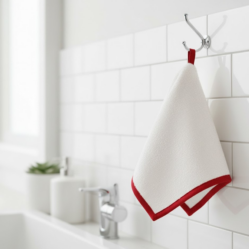 Essuie- main Essentiel rouge - MT - Mondial Tissus