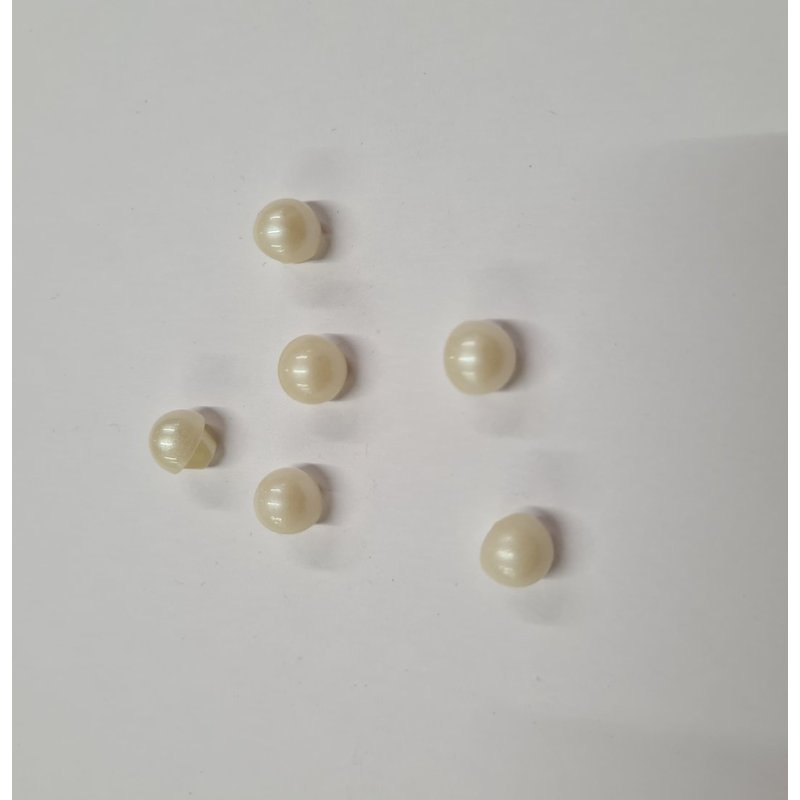 Boutons perles crème 8mm - MT - Mondial Tissus