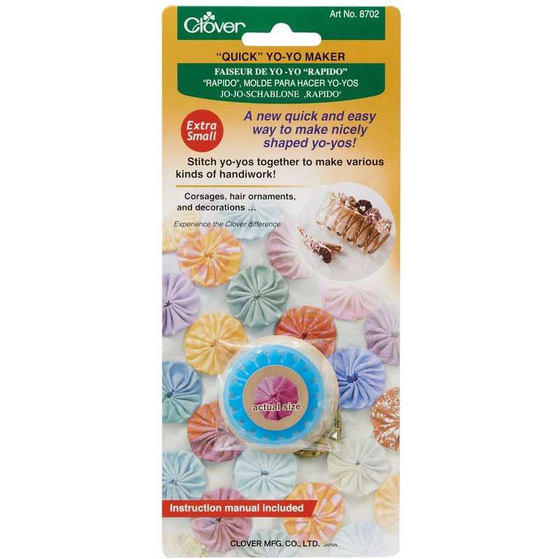 Outil de fabrication Yo-Yo rond très petit - Clover - Clover - Mondial Tissus