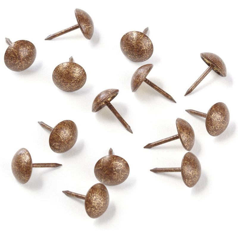 Clous tapissiers finition bronze Ø11mm - Mondial Tissus