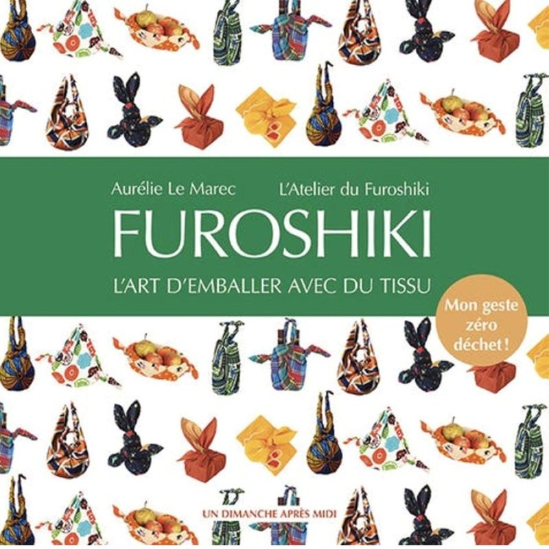 Livre Furoshiki l'art d'emballer avec du tissu - Mondial Tissus