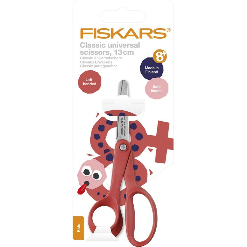 Ciseaux universel classique enfant gaucher 13 cm - Fiskars - Fiskars - Mondial Tissus