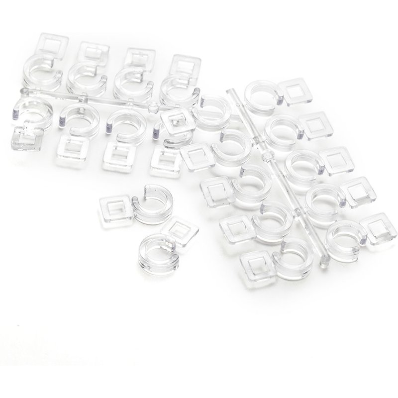 Agrafes à coudre pour anneaux Ø35mm - Mondial Tissus