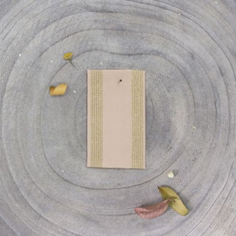 Élastique rayé lurex doré 35mm blush - Atelier Brunette - Atelier Brunette - Mondial Tissus