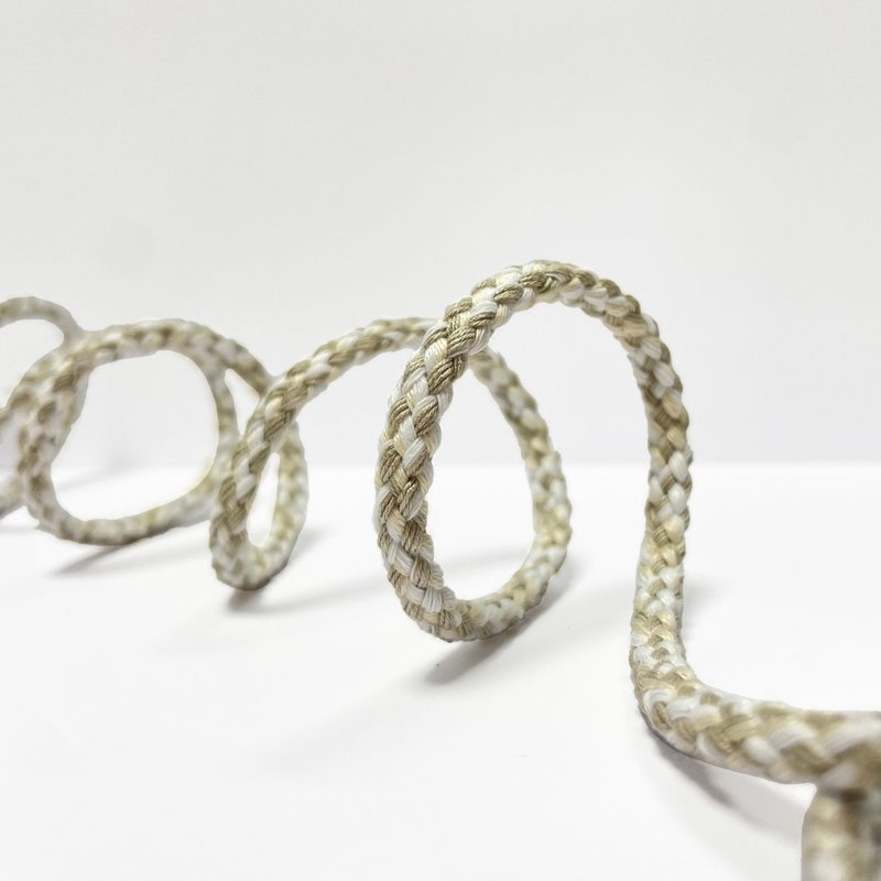 Cordon sweat fantaisie 6 mm blanc crème - Mondial Tissus