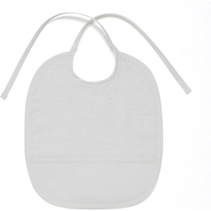 Bavoir à broder 6 mois - Blanc - DMC - Mondial Tissus