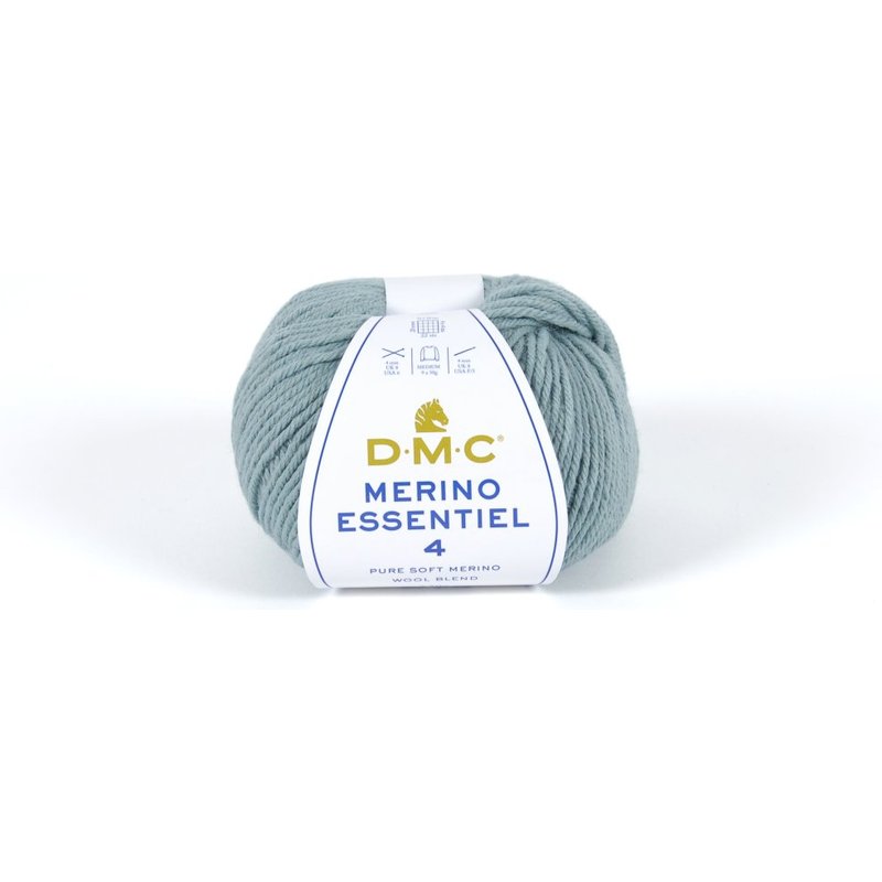 Pelote de fil à tricoter Mérino Essentiel 4 vert d'eau - DMC - DMC - Mondial Tissus