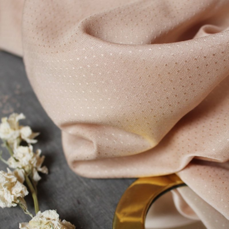 Tissu viscose plumetis dobby blush - Atelier Brunette - Atelier Brunette - Mondial Tissus
