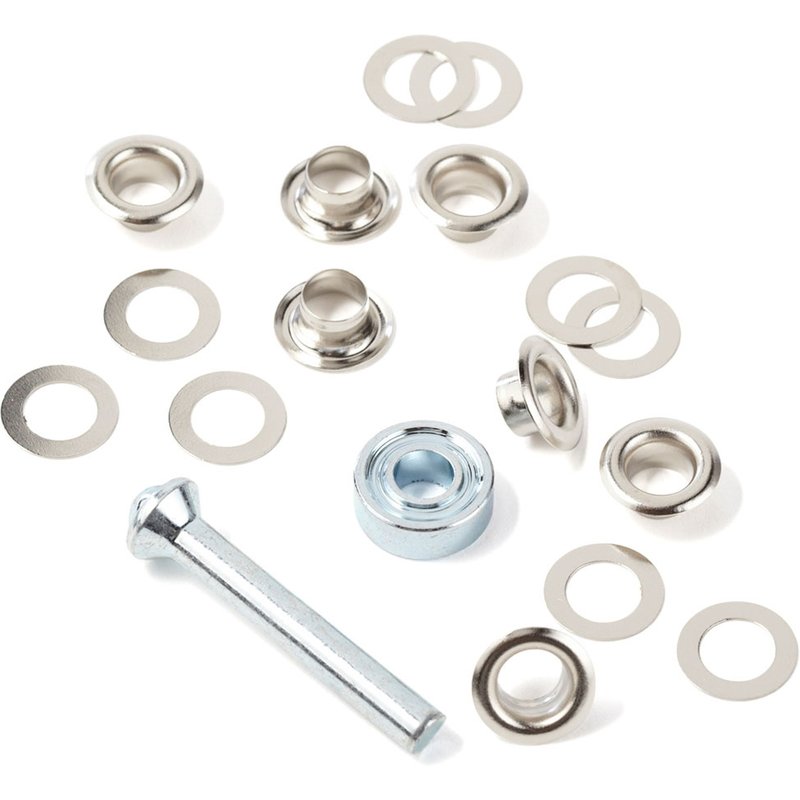 Oeillets avec rondelle Ø8mm et jeu de pose - Nickel - Bohin - Mondial Tissus