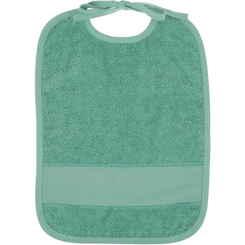 Bavoir Ă broder vert - MT - Mondial Tissus