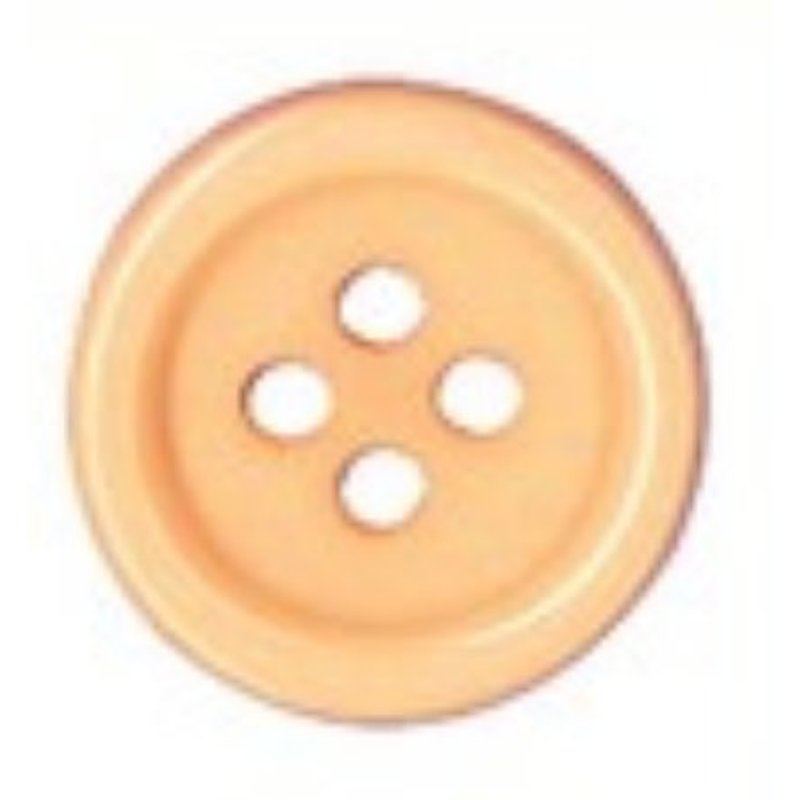 Boutons polyester 22mm crème lot de 3 - Mondial Tissus