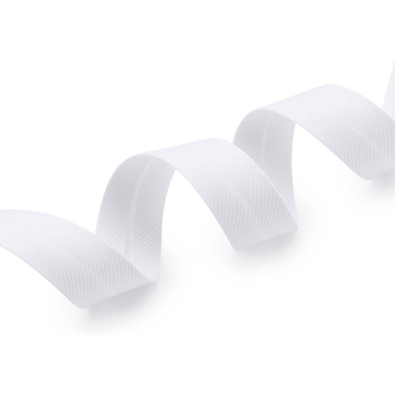 Biais piqué blanc - MT - Mondial Tissus