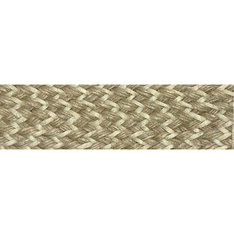 Sangle Tressée jute 30mm crème - Mondial Tissus