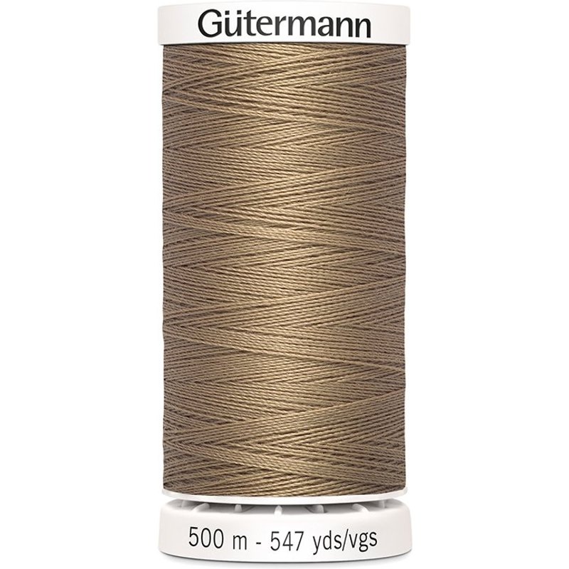Bobine de fil pour tout coudre Gütermann - Beige taupe - COL 139 - Gütermann - Mondial Tissus