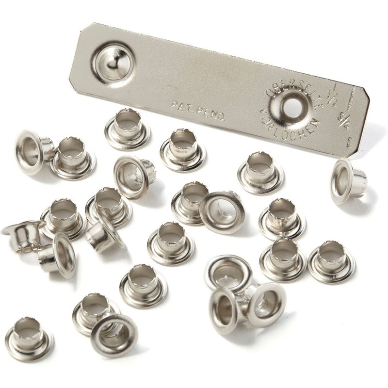 Kit oeillets simples nickelés 4 mm - Bohin - Mondial Tissus