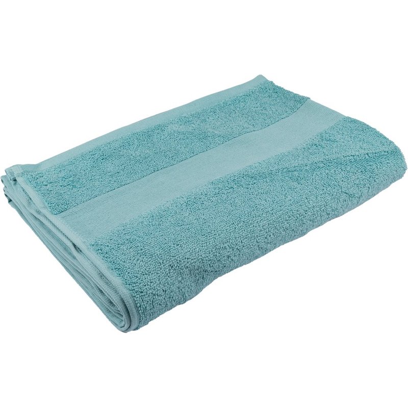Drap de douche vert d'eau 70x140cm 450gsm - MT - Mondial Tissus