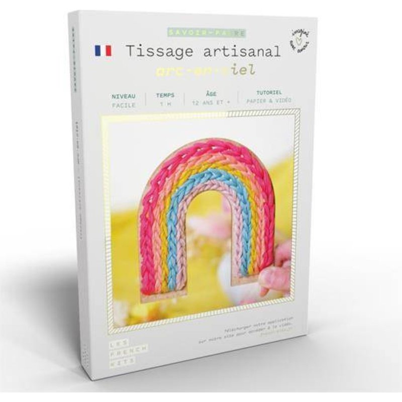 French kits tissage contemporain - Arc-en-ciel - Les French Kits - Mondial Tissus