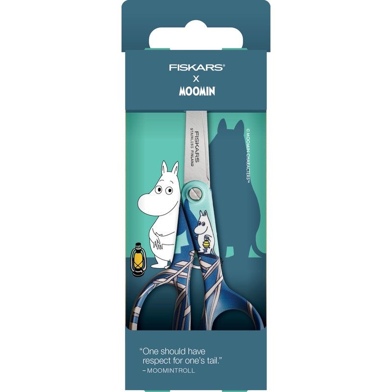 Ciseaux édition spéciale x Moomin 13 cm bleu - Fiskars - Fiskars - Mondial Tissus