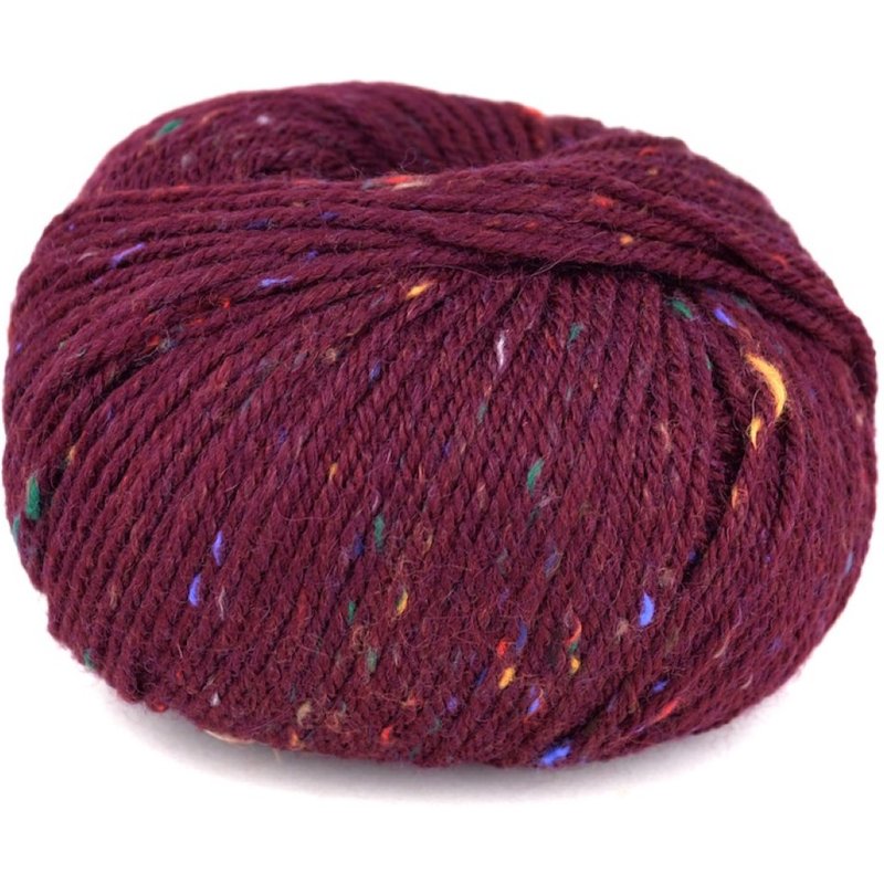 Pelote de fil à tricoter Séraphine bordeaux - Plassard - Plassard - Mondial Tissus