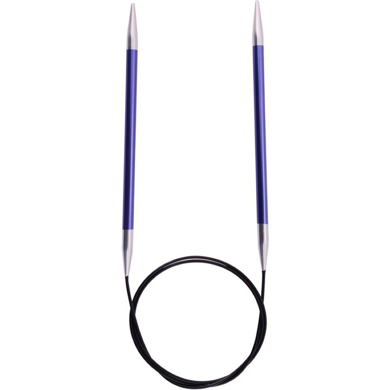 Aiguille circulaire tricot Zing câble 80cm 4,5mm - Knit Pro - Mondial Tissus