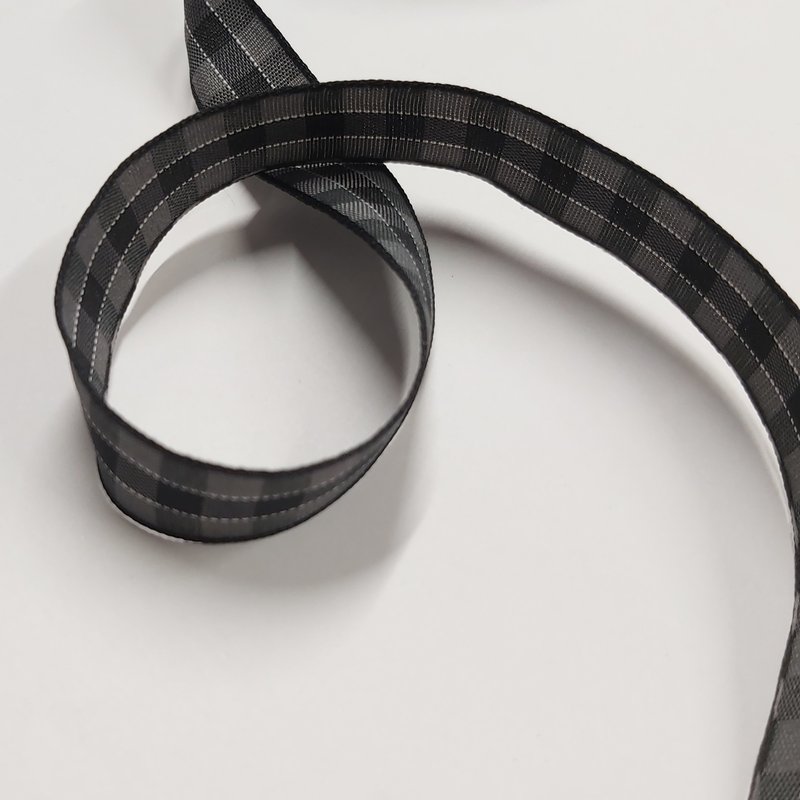 Ruban vichy noir 16 mm - Frou Frou - Mondial Tissus