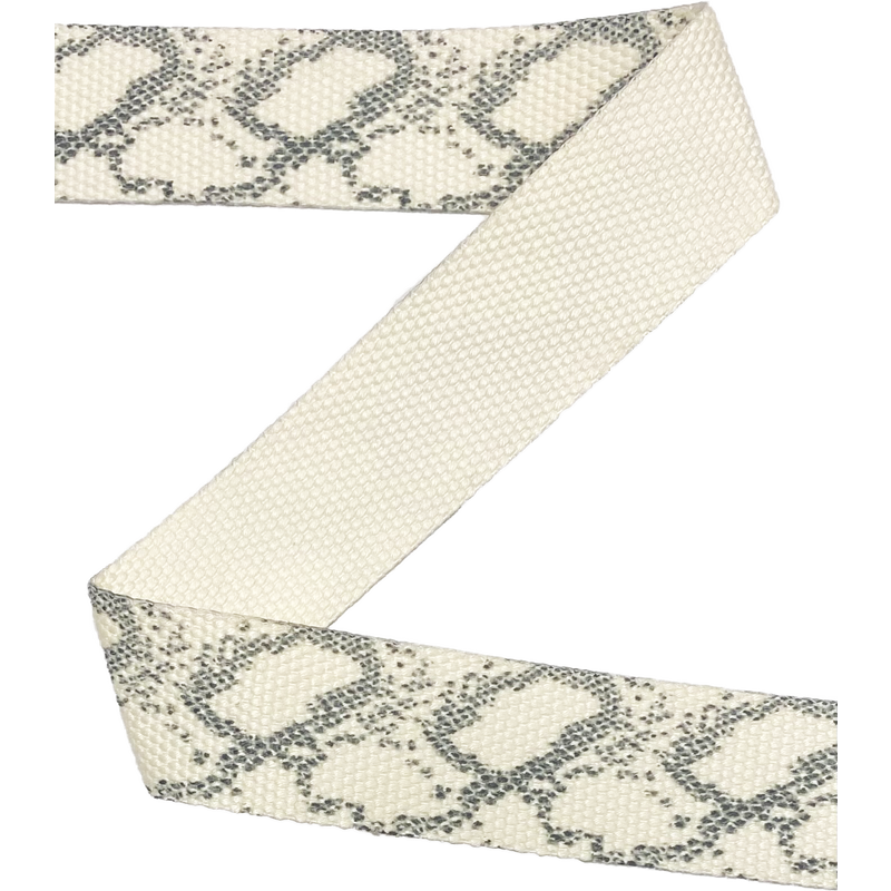 Polysangle sublime python 30mm crème - Mondial Tissus